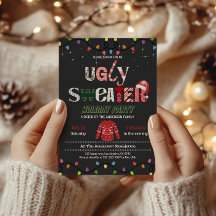 Funny Festive Ugly Sweater Weihnachts-Party