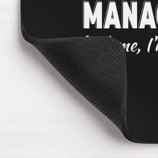 Funny Fiancee Under New Management Matching Fiance Mousepad (Ecke)