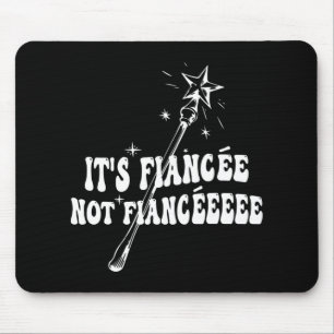 Funny Fiancée Verlobung Brautparty Wizard Wand Mousepad