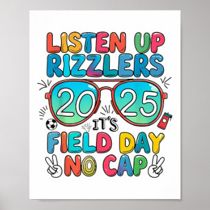 Funny Field Day Shirt - Rizzlers Feldtag Poster