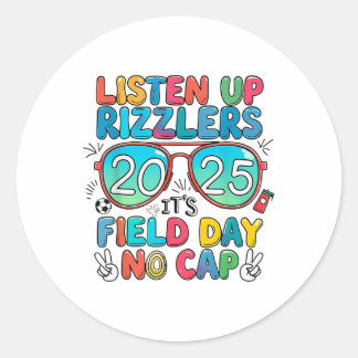 Funny Field Day Shirt - Rizzlers Feldtag Runder Aufkleber