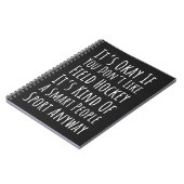 Funny Field Hockey - Geschenke Sport Player Team L Notizblock (Linke Seite)