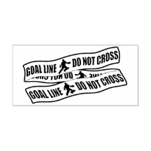 Funny Field Hockey Goalie Custom Briefmarke