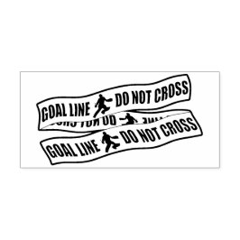 Funny Field Hockey Goalie Custom Briefmarke Permastempel