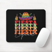 Funny Fiesta Squad Cinco De Mayo Mexican Party Cin Mousepad (Mit Mouse)