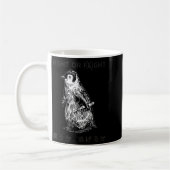 Funny Fight or Flight Meme Pinguin mit Knife Kaffeetasse (Links)