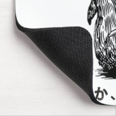 Funny Fight or Flight Meme Pinguin mit Knife Mousepad (Ecke)
