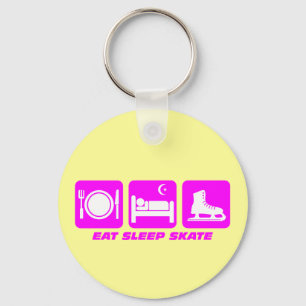 Funny figure Skaten Schlüsselanhänger