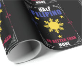 Funny Filipino Amerikanische Philippinen Pinoy Pin Geschenkpapier (Rolleneckpunkt)