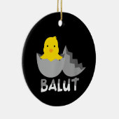 Funny Filipino Balut Keramik Ornament (Rechts)