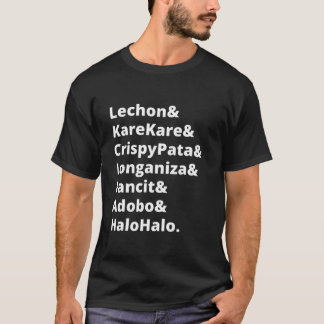 Funny Filipino Feinschmecker Cuisine Philippines D T-Shirt
