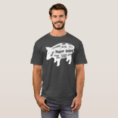 Funny Filipino Food Schweinefleisch Baboy Teile T-Shirt (Vorne ganz)