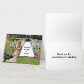 Funny Final Wedple Vielen Dank Karte