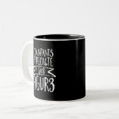 Funny Finance Accountant Büro Humor Zweifarbige Tasse (Vorderseite Links)