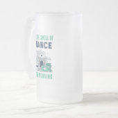 Funny Finance Mug Business Office Coworker Blue Mattglas Bierglas (Vorderseite Links)