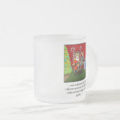Funny Finance Spaß Weihnachts-Tasse Mattglastasse (VorderseiteRechts)