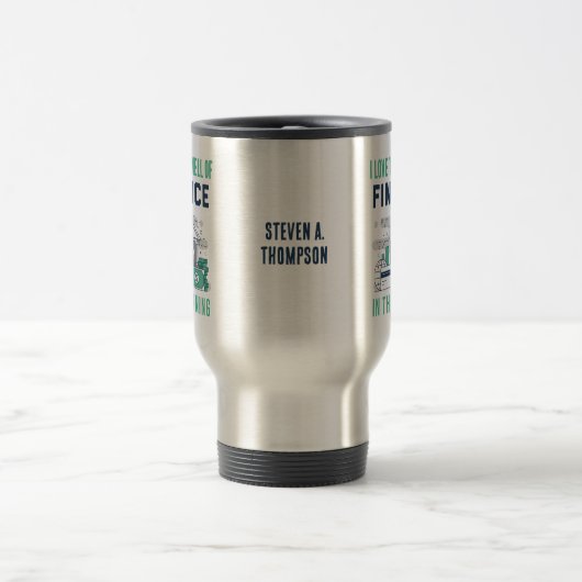 Funny Finance Travel Mug Reisebecher (Mittel)