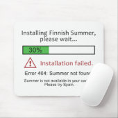 Funny Finland Summer Mousepad (Mit Mouse)