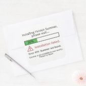 Funny Finland Summer Sticker (Umschlag)