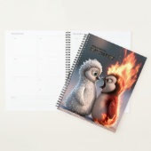 Funny Fire and Ice Penguin Planer (Anzeige)