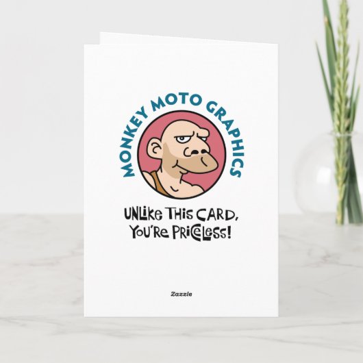 Funny "Fire Cake" Geburtstag Karte (Rückseite)