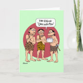 Funny "Fire Cake" Geburtstag Karte (Vorderseite)