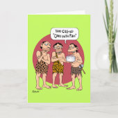 Funny "Fire Cake" Geburtstag Karte (Vorderseite)