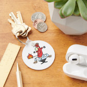 Funny Fire Eater Schlüsselanhänger