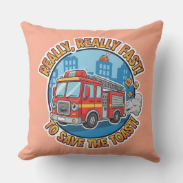 Funny Fire Truck-Really Fast To Save The Toast Kissen