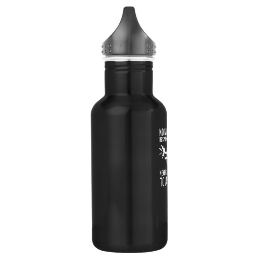 Funny Firearm Slogan Design for Gun Collectors Edelstahlflasche (Links)