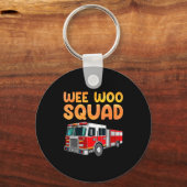 Funny Firefighter Art For Kids Men Women Fireman F Schlüsselanhänger (Vorderseite)