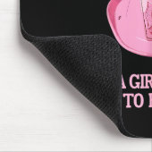 Funny Firefighter Art For Women Girls Fire Fighter Mousepad (Ecke)