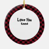 Funny Firefighter Geschenk - Danke Fireman Keramik Ornament (Hinten)