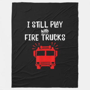 Funny Firefighter   Ich spiele immer noch mit Feue Fleecedecke