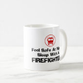 Funny Firefighter Kaffeetasse (VorderseiteRechts)