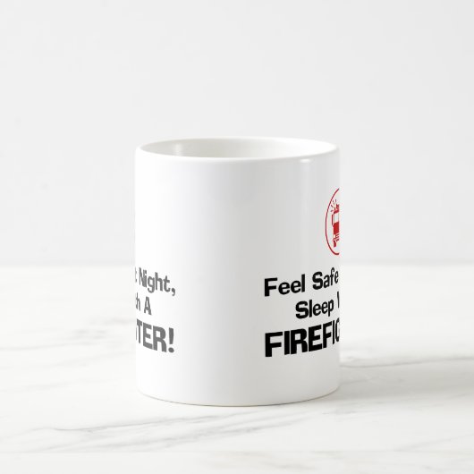 Funny Firefighter Kaffeetasse (Mittel)