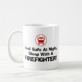 Funny Firefighter Kaffeetasse (Links)