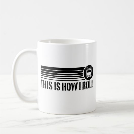 Funny Firefighter Kaffeetasse (Links)