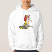 Funny Firefighter mit Hose Emergency Responder Hoodie (Vorderseite)