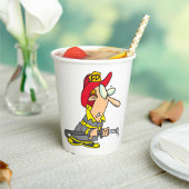 Funny Firefighter mit Hose Emergency Responder Pappbecher
