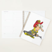 Funny Firefighter mit Hose Emergency Responder Planer (Anzeige)