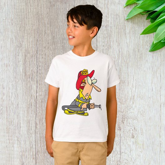 Funny Firefighter mit Hose Emergency Responder T-Shirt