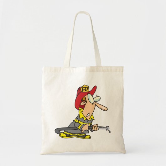 Funny Firefighter mit Hose Emergency Responder Tragetasche (Vorne)