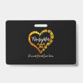 Funny FireFighter Police Office Defibrillator Ausweis (Rückseite)