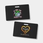 Funny FireFighter Police Office Defibrillator Ausweis (Vorder- & Rückseite)