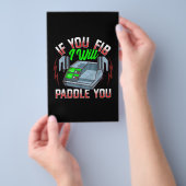 Funny FireFighter Police Office Defibrillator Flyer (Handgriff)