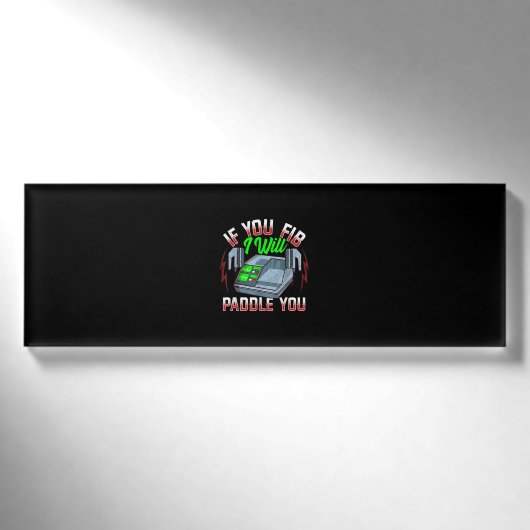 Funny FireFighter Police Office Defibrillator Namenschild (Vorderseite)