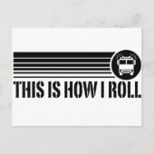 Funny Firefighter Postkarte (Vorderseite)