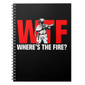 Funny Firefighter Spaß Fire Rescue Joke Notizblock (Vorderseite)