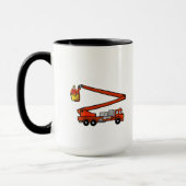 Funny Fireman Tasse Anpassen Sie es! (Links)